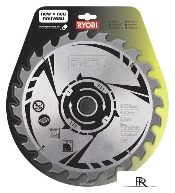 Пильный диск Ryobi SB254T24A1 5132002621 - Изображение №1 — Интернет-магазин ПроЗаказ