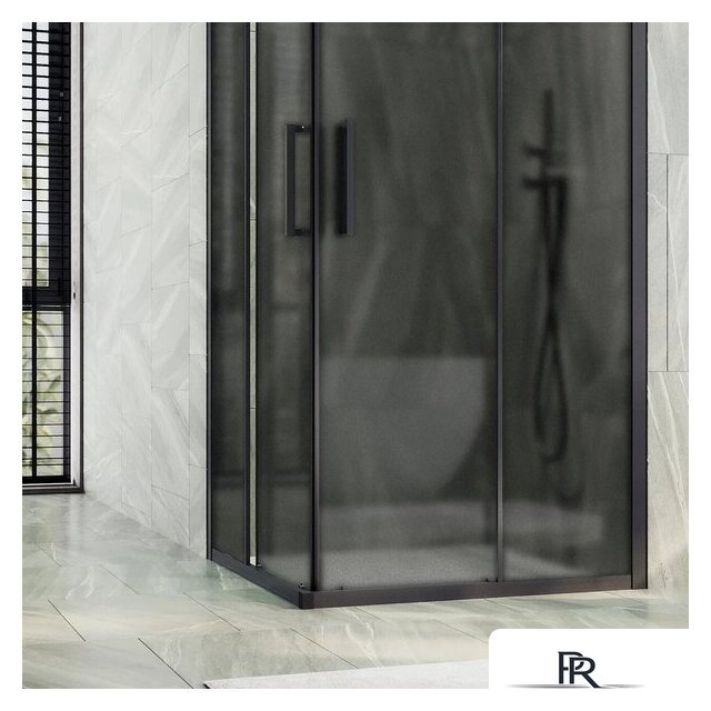 Душевой уголок MaybahGlass MGY-1331-6 (графит матовый стекло/черный) - Изображение №3 — Интернет-магазин ПроЗаказ
