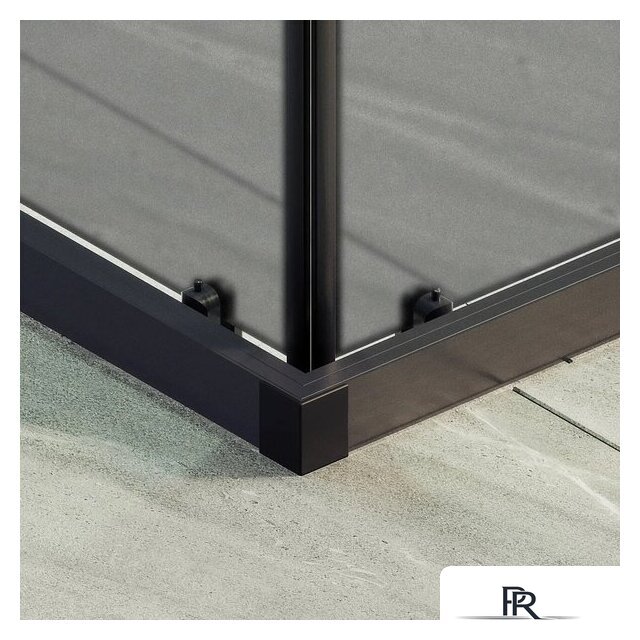 Душевой уголок MaybahGlass MGY-1331-6 (графит матовый стекло/черный) - Изображение №5 — Интернет-магазин ПроЗаказ