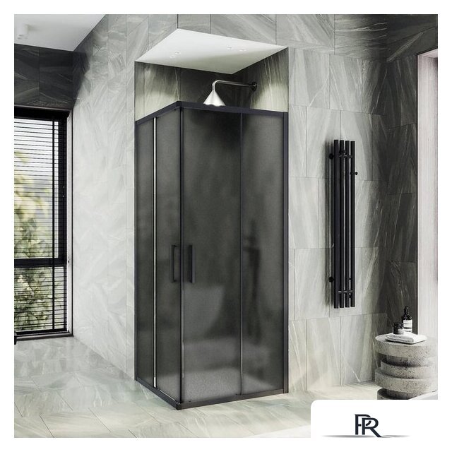 Душевой уголок MaybahGlass MGY-1331-6 (графит матовый стекло/черный) - Изображение №2 — Интернет-магазин ПроЗаказ