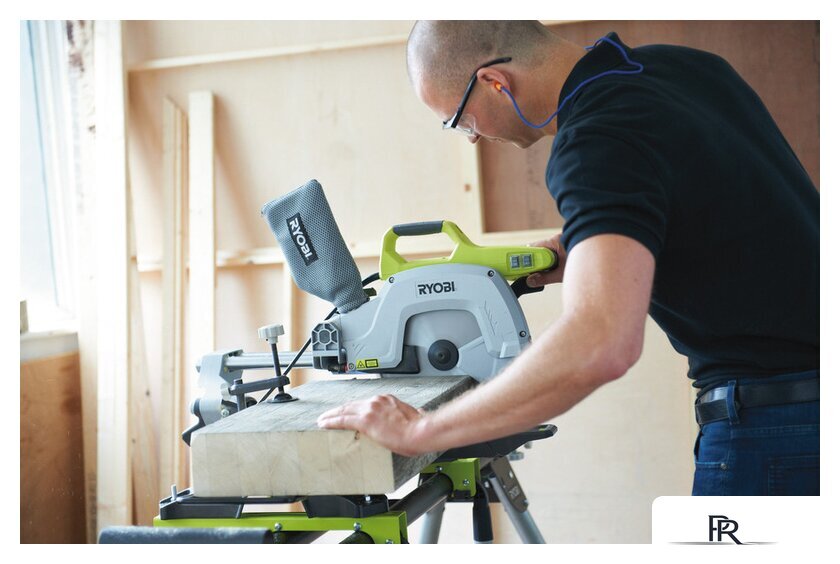 Торцовочная пила Ryobi EMS254L - Изображение №8 — Интернет-магазин ПроЗаказ