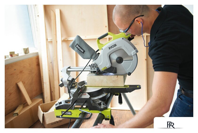 Торцовочная пила Ryobi EMS254L - Изображение №10 — Интернет-магазин ПроЗаказ