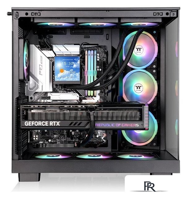 Корпус Thermaltake View 380 XL WS ARGB Black CA-11E-00M1WN-WS - Изображение №3 — Интернет-магазин ПроЗаказ