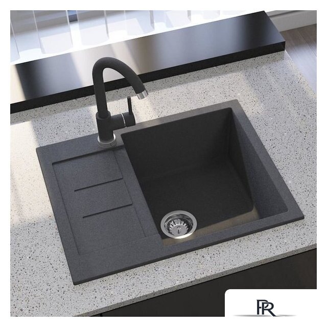 Кухонная мойка Aquasanita Tesa SQT102AW (black metallic 601) - Изображение №10 — Интернет-магазин ПроЗаказ