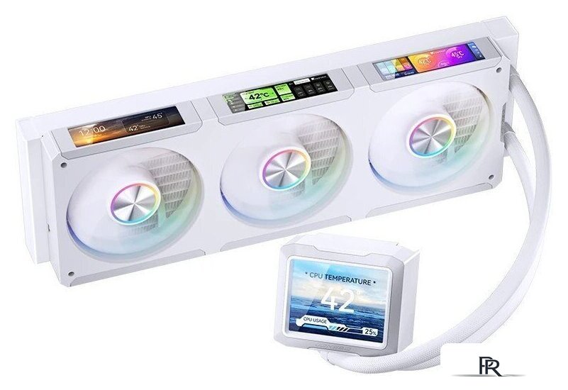 Система жидкостного охлаждения для процессора Jonsbo TF3-360SCW (белый) - Изображение №1 — Интернет-магазин ПроЗаказ