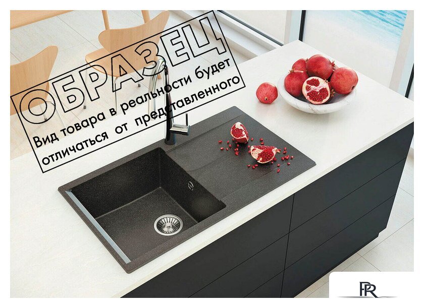 Кухонная мойка Polygran Gals 860 (светло-серый) - Изображение №2 — Интернет-магазин ПроЗаказ