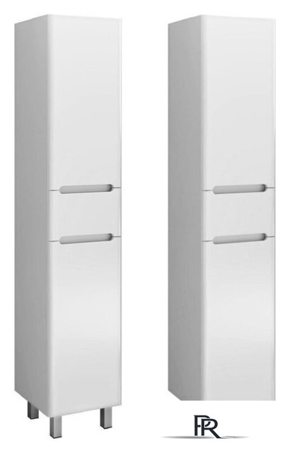  Runo Шкаф-пенал для ванной Парма 35 правый с корзиной (напольный/подвесной) - Изображение №2 — Интернет-магазин ПроЗаказ