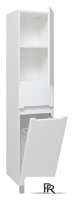  Runo Шкаф-пенал для ванной Парма 35 правый с корзиной (напольный/подвесной) - Изображение №5 — Интернет-магазин ПроЗаказ