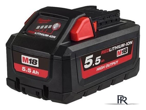 Аккумулятор Milwaukee M18 HB5.5 4932464712 (18В/5.5 Ah) - Изображение №1 — Интернет-магазин ПроЗаказ