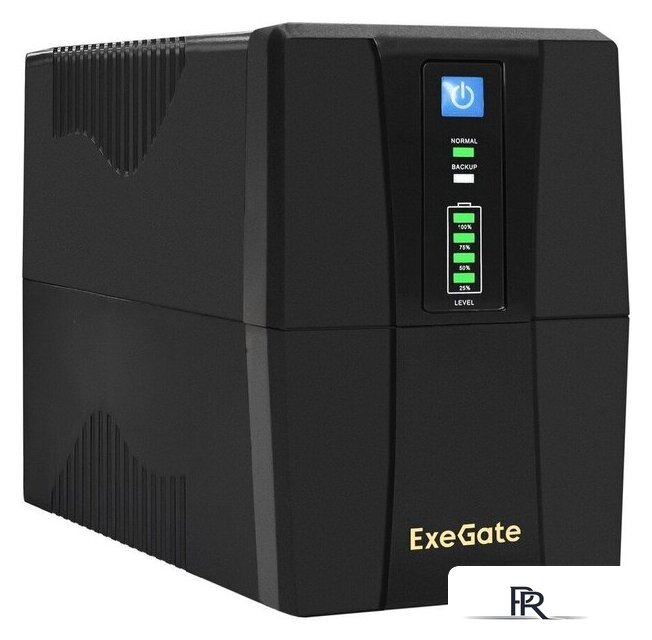 Источник бесперебойного питания ExeGate Power Back BNB-1000.LED.AVR.2SH.RJ.USB - Изображение №1 — Интернет-магазин ПроЗаказ
