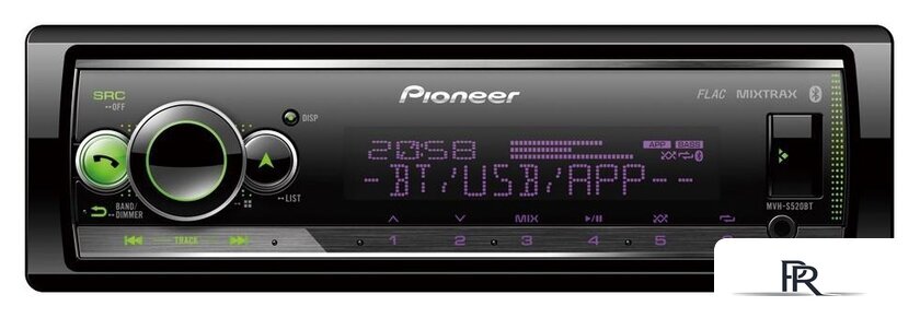 USB-магнитола Pioneer MVH-S520BT - Изображение №1 — Интернет-магазин ПроЗаказ