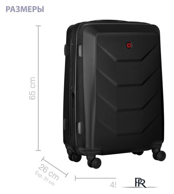 Чемодан-спиннер Wenger Prymo 612537 (черный) - Изображение №12 — Интернет-магазин ПроЗаказ