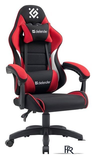 Игровое (геймерское) кресло Defender Sorrento (черный/красный) - Изображение №1 — Интернет-магазин ПроЗаказ