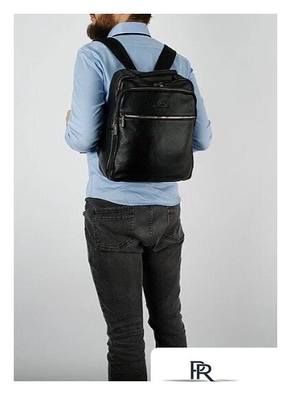Городской рюкзак Francesco Molinary 356-QSC005-BLK (черный) - Изображение №8 — Интернет-магазин ПроЗаказ