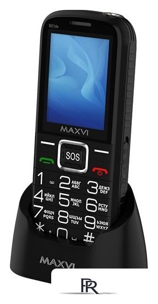 Кнопочный телефон Maxvi B21ds (черный) - Изображение №6 — Интернет-магазин ПроЗаказ