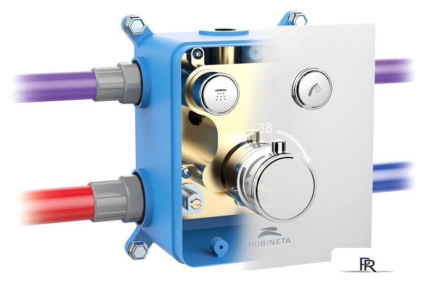 Смеситель Rubineta Thermo-2F - Изображение №3 — Интернет-магазин ПроЗаказ