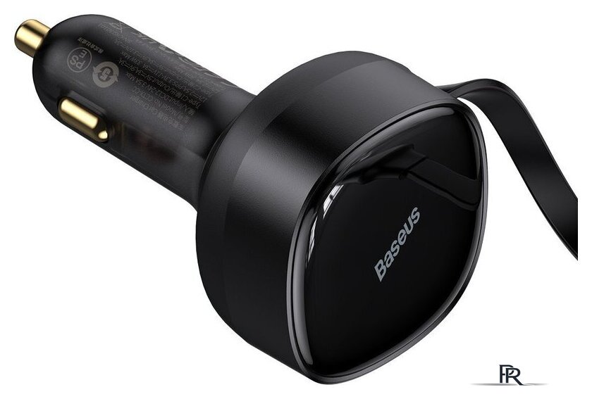 Автомобильное зарядное Baseus Enjoyment Pro 2-in-1 Car Charger C+L 60W C00057802111-02 - Изображение №4 — Интернет-магазин ПроЗаказ