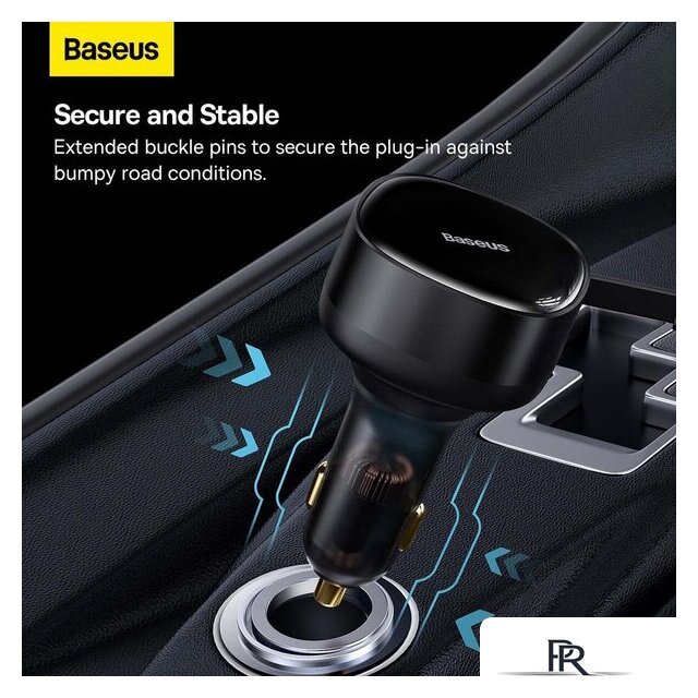 Автомобильное зарядное Baseus Enjoyment Pro 2-in-1 Car Charger C+L 60W C00057802111-02 - Изображение №16 — Интернет-магазин ПроЗаказ