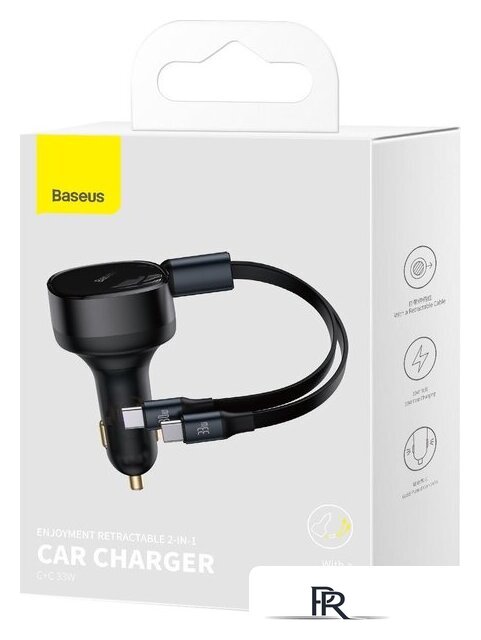 Автомобильное зарядное Baseus Enjoyment Pro 2-in-1 Car Charger C+L 60W C00057802111-02 - Изображение №23 — Интернет-магазин ПроЗаказ