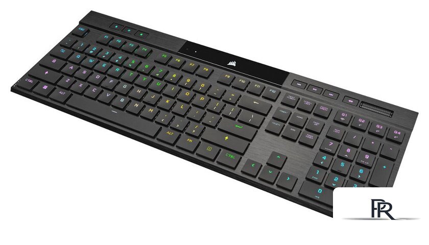 Клавиатура Corsair K100 AIR Wireless RGB (Cherry MX Ultra-Low Profile Tactile, нет кириллицы) - Изображение №7 — Интернет-магазин ПроЗаказ