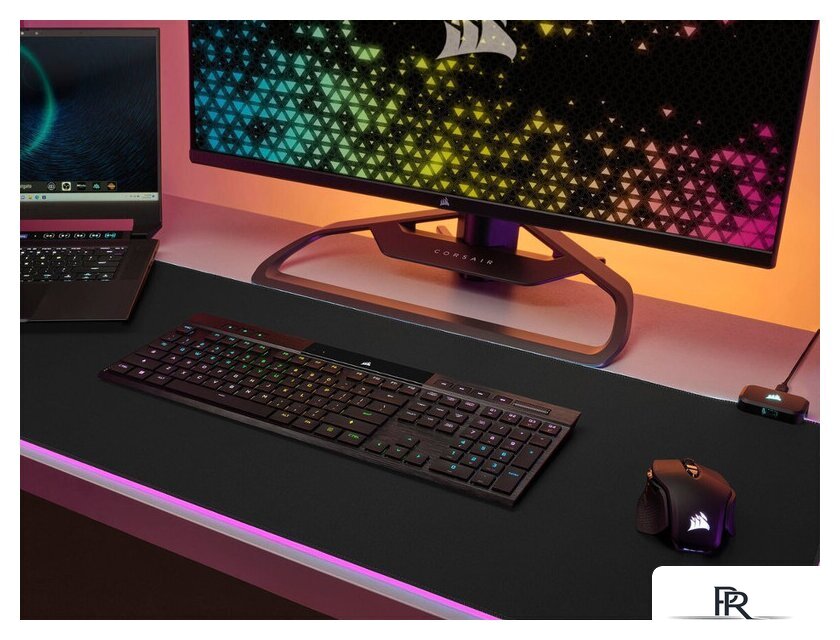 Клавиатура Corsair K100 AIR Wireless RGB (Cherry MX Ultra-Low Profile Tactile, нет кириллицы) - Изображение №14 — Интернет-магазин ПроЗаказ