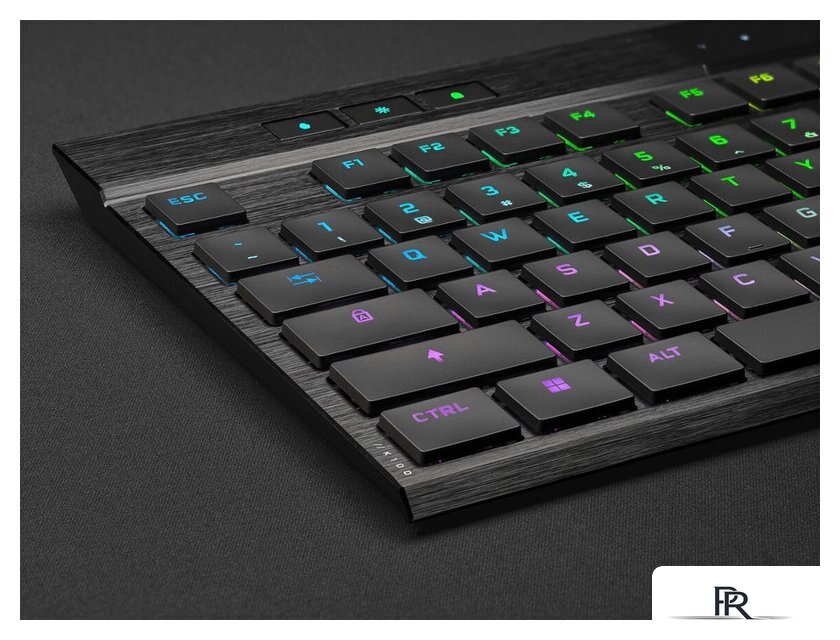 Клавиатура Corsair K100 AIR Wireless RGB (Cherry MX Ultra-Low Profile Tactile, нет кириллицы) - Изображение №13 — Интернет-магазин ПроЗаказ