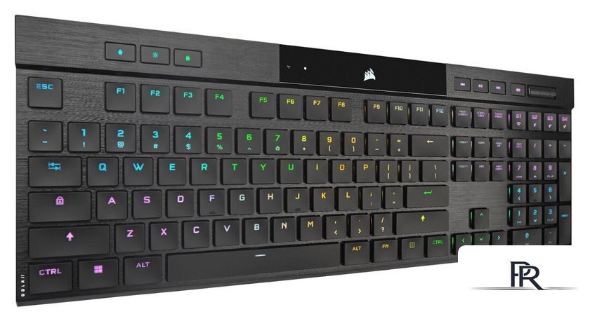 Клавиатура Corsair K100 AIR Wireless RGB (Cherry MX Ultra-Low Profile Tactile, нет кириллицы) - Изображение №8 — Интернет-магазин ПроЗаказ