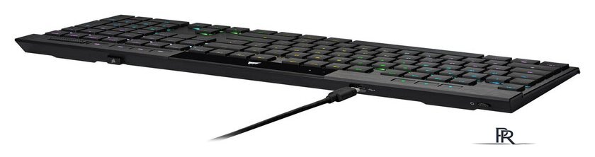 Клавиатура Corsair K100 AIR Wireless RGB (Cherry MX Ultra-Low Profile Tactile, нет кириллицы) - Изображение №10 — Интернет-магазин ПроЗаказ