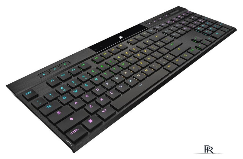 Клавиатура Corsair K100 AIR Wireless RGB (Cherry MX Ultra-Low Profile Tactile, нет кириллицы) - Изображение №6 — Интернет-магазин ПроЗаказ