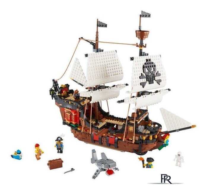 Конструктор LEGO Creator 31109 Пиратский корабль - Изображение №3 — Интернет-магазин ПроЗаказ