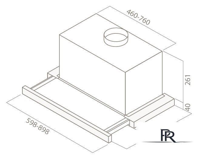Кухонная вытяжка Elica Elite 26 IX/A/90/VT [PRF0094215] - Изображение №2 — Интернет-магазин ПроЗаказ
