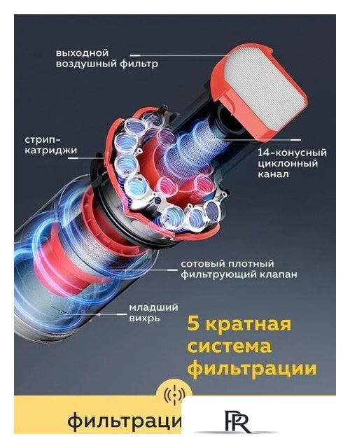 Пылесос Deerma DEM-T50W - Изображение №12 — Интернет-магазин ПроЗаказ