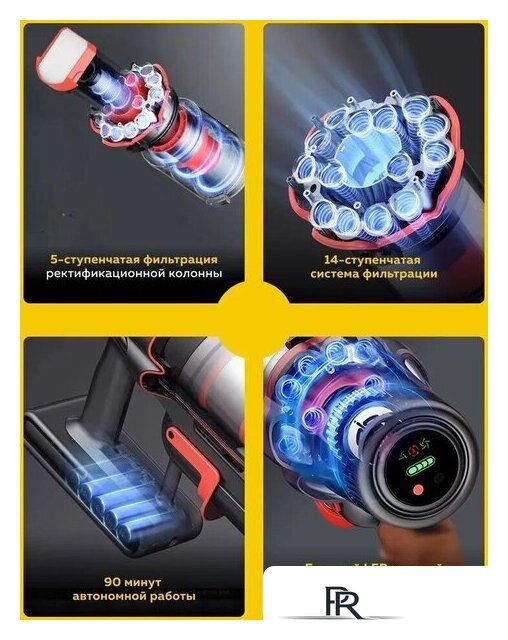 Пылесос Deerma DEM-T50W - Изображение №7 — Интернет-магазин ПроЗаказ