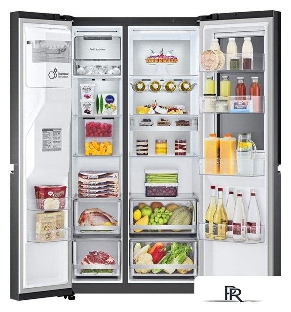 Холодильник side by side LG DoorCooling+ InstaView GSXV90MCDE - Изображение №4 — Интернет-магазин ПроЗаказ