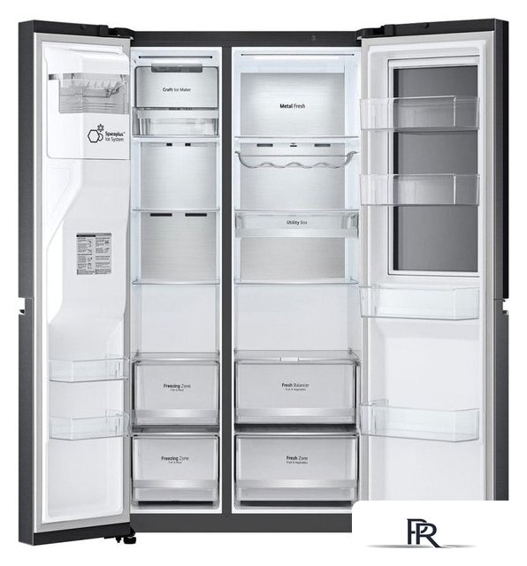Холодильник side by side LG DoorCooling+ InstaView GSXV90MCDE - Изображение №5 — Интернет-магазин ПроЗаказ