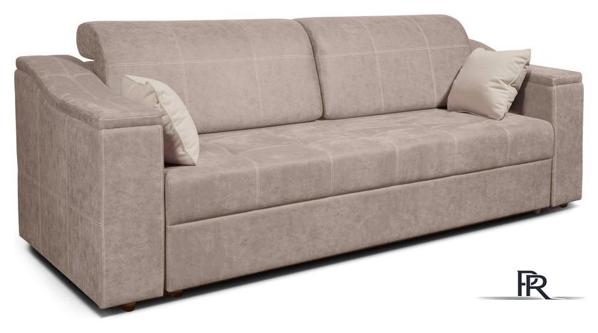 Диван Анмикс Бергамо-3 (бежевый велюр) - Изображение №1 — Интернет-магазин ПроЗаказ