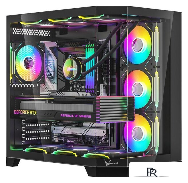 Корпус Formula Crystal Z6 Floe (черный) - Изображение №1 — Интернет-магазин ПроЗаказ