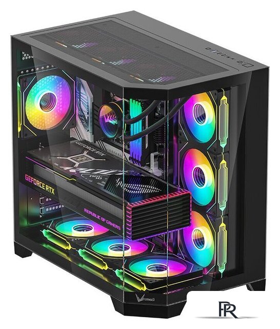 Корпус Formula Crystal Z6 Floe (черный) - Изображение №4 — Интернет-магазин ПроЗаказ