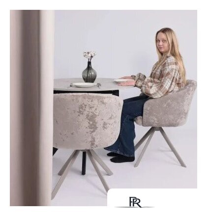 Стул с подлокотниками Мамадома Shelly-R 360 (m04 Grey Beige Lux/капучино) - Изображение №2 — Интернет-магазин ПроЗаказ