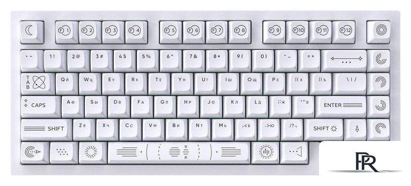 Клавиатура Дарк Проджект CM81 Zeno (g3ms Sapphire, белый) - Изображение №1 — Интернет-магазин ПроЗаказ