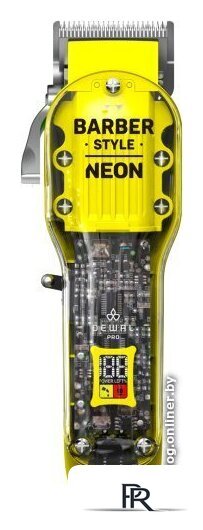 Машинка для стрижки волос Dewal Baber Style Neon 03-081 Yellow - Изображение №1 — Интернет-магазин ПроЗаказ