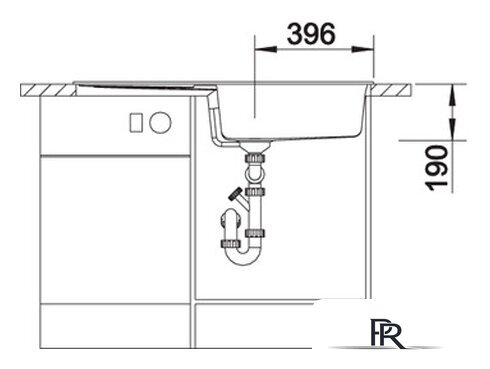 Кухонная мойка Blanco Metra XL 6 S 525931 (черный) - Изображение №4 — Интернет-магазин ПроЗаказ