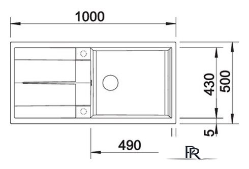 Кухонная мойка Blanco Metra XL 6 S 525931 (черный) - Изображение №2 — Интернет-магазин ПроЗаказ