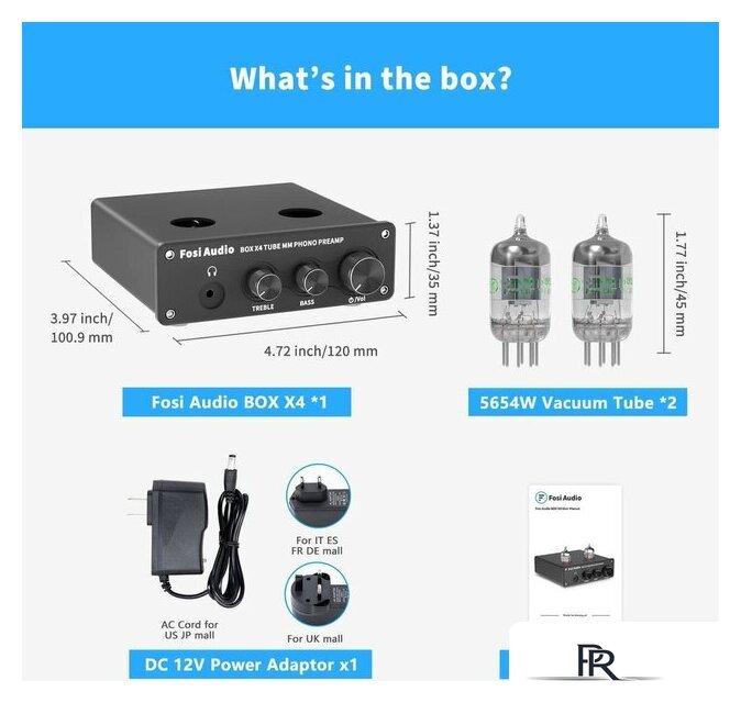 MM фонокорректор Fosi Audio Box X4 - Изображение №4 — Интернет-магазин ПроЗаказ