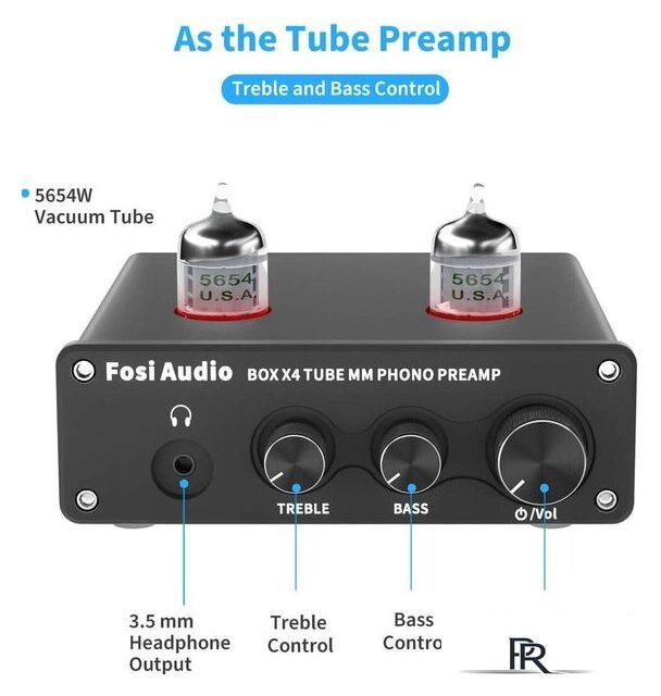 MM фонокорректор Fosi Audio Box X4 - Изображение №2 — Интернет-магазин ПроЗаказ