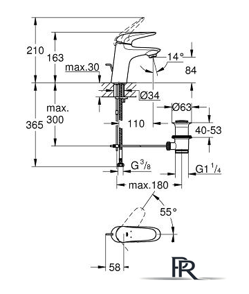 Смеситель Grohe Eurostyle [23707003] - Изображение №2 — Интернет-магазин ПроЗаказ