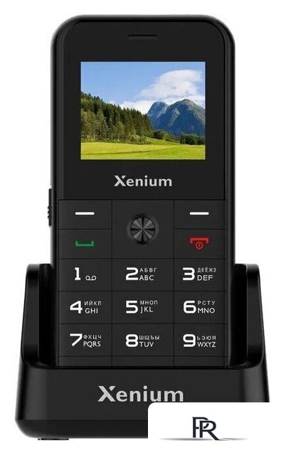 Кнопочный телефон Xenium X718 (черный) - Изображение №1 — Интернет-магазин ПроЗаказ