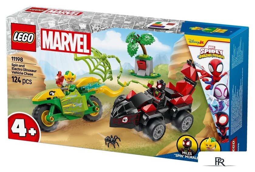 Конструктор LEGO Marvel Погоня Диногонщика Спина за Электро 11198 - Изображение №1 — Интернет-магазин ПроЗаказ