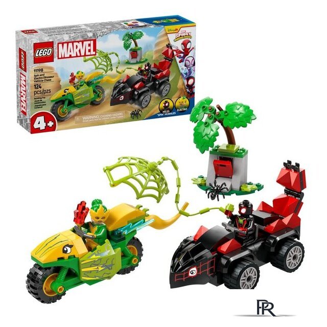 Конструктор LEGO Marvel Погоня Диногонщика Спина за Электро 11198 - Изображение №7 — Интернет-магазин ПроЗаказ