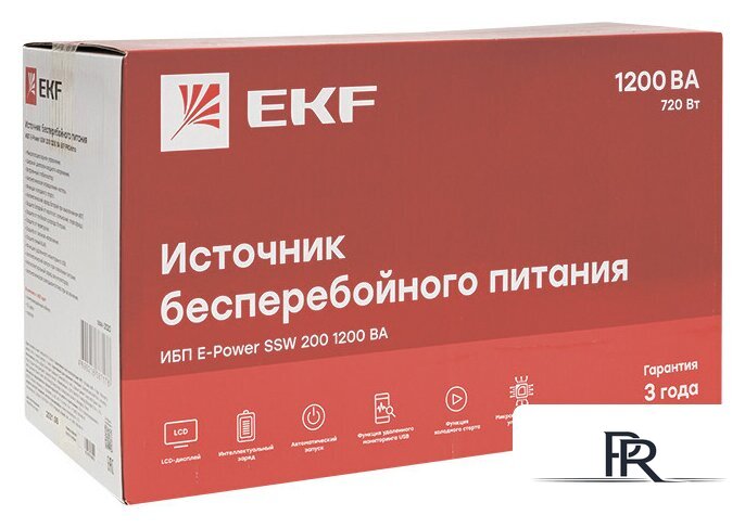 Источник бесперебойного питания EKF E-Power SSW 200 1200 ВА Proxima - Изображение №3 — Интернет-магазин ПроЗаказ